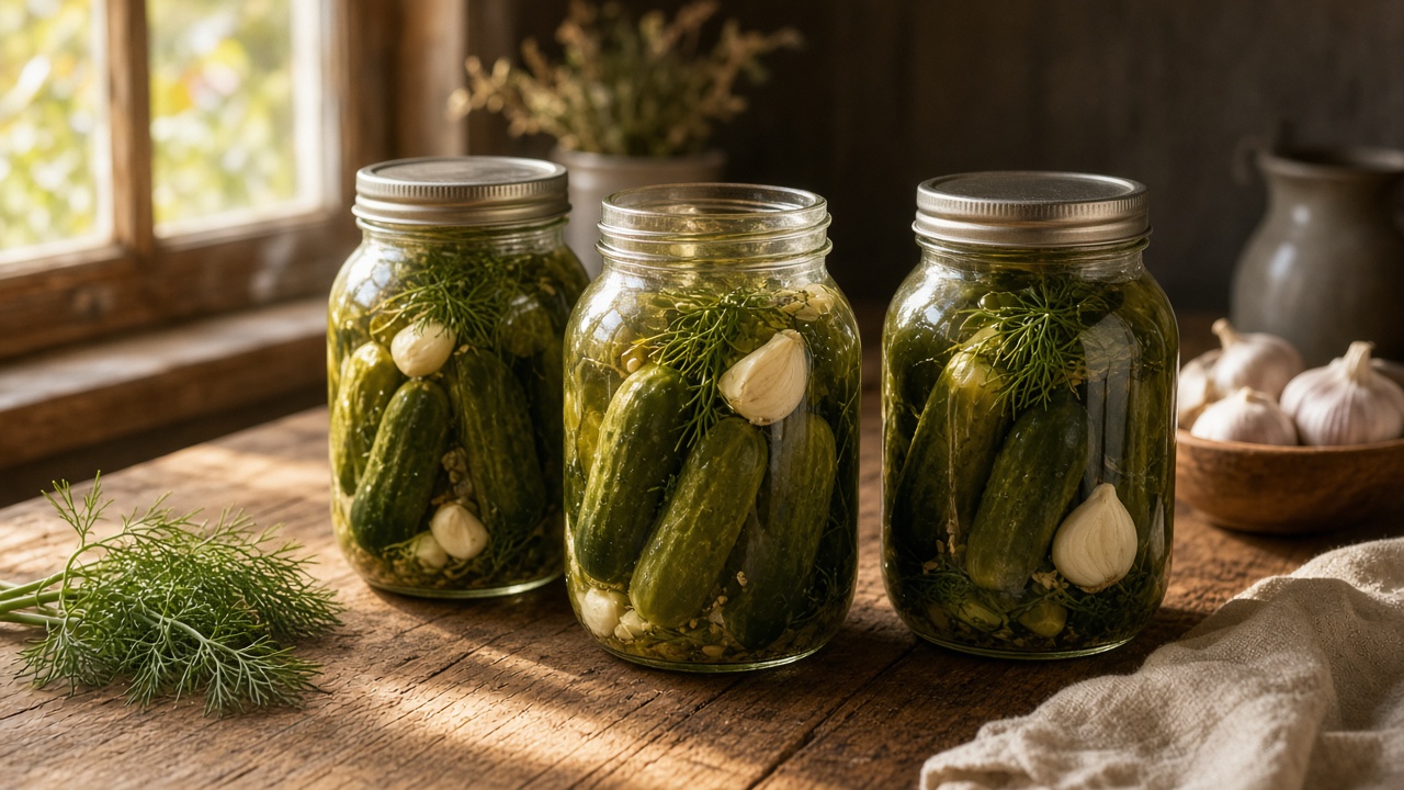 Можно ли убрать огурцы без стерилизации в кладовую
